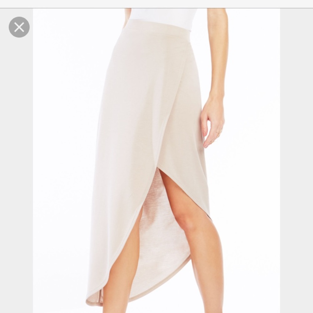 💐BCBG MaxAzria Lia Asymmetric Wrap Skirt Sz XXS
